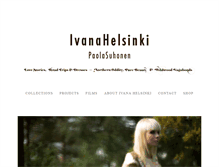 Tablet Screenshot of ivanahelsinki.com